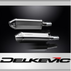 KAWASAKI EN500C 1996-2009 320mm TRI STAINLESS BSAU SILENCER EXHAUST KIT