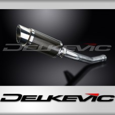 KAWASAKI GTR1400 2007-2020 200mm ROUND CARBON  SILENCER EXHAUST KIT