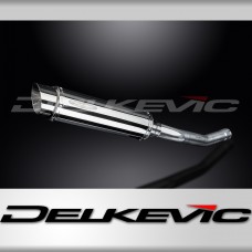KAWASAKI GTR1400 2007-2020 350mm ROUND STAINLESS BSAU SILENCER EXHAUST KIT