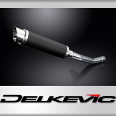 KAWASAKI GTR1400 2007-2020 350mm ROUND CARBON BSAU SILENCER EXHAUST KIT