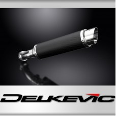 BMW R NINE T 2014-2018 350mm CARBON ROUND BSAU SILENCER EXHAUST KIT 