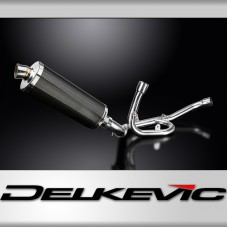 SUZUKI DL1000 V-STROM 14-20 DECAT 350mm OVAL CARBON BSAU SILENCER EXHAUST KIT