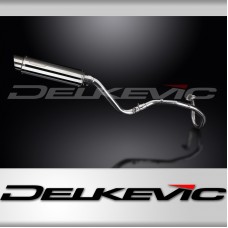 SUZUKI DR650SE 1996-2019 FULL EXHAUST SYSTEM 350mm STAINLESS ROUND BSAU SILENCER