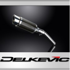 SUZUKI DR650 1990-1995 200mm ROUND CARBON  SILENCER EXHAUST KIT