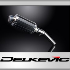 SUZUKI DR650 1990-1995 225mm OVAL CARBON SILENCER EXHAUST KIT