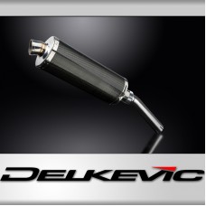 SUZUKI DR650 1990-1995 350mm OVAL CARBON BSAU SILENCER EXHAUST KIT