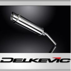 SUZUKI DR650 1990-1995 350mm ROUND STAINLESS BSAU SILENCER EXHAUST KIT