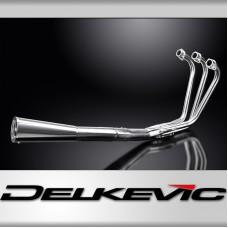 YAMAHA XS750 XS850 76-82 FULL 3-1 STAINLESS EXHAUST CLASSIC MEGAPHONE SILENCER