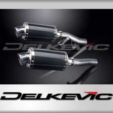 KAWASAKI GTR1000 CONCOURS 86-06 225mm OVAL CARBON SILENCER EXHAUST KIT