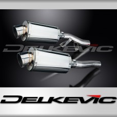 KAWASAKI GTR1000 CONCOURS 86-06 225mm OVAL STAINLESS SILENCER EXHAUST KIT