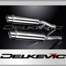 KAWASAKI GTR1000 CONCOURS 86-06 350mm ROUND STAINLESS BSAU SILENCER EXHAUST KIT