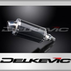 KAWASAKI J300 2014-2020 225mm OVAL CARBON SILENCER EXHAUST KIT