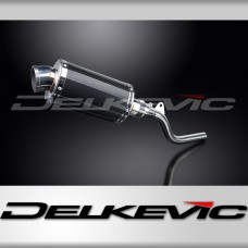 KAWASAKI KLX250 09-18 KLX300 20-22 225mm OVAL CARBON SILENCER EXHAUST KIT