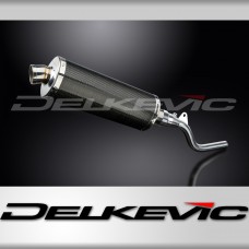 KAWASAKI KLX250 09-18 KLX300 20-22 350mm OVAL CARBON BSAU SILENCER EXHAUST KIT
