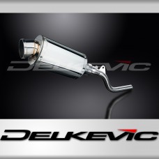 KAWASAKI KLX250 09-18 KLX300 20-22 225mm OVAL STAINLESS SILENCER EXHAUST KIT