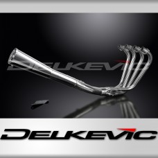 KAWASAKI Z750E-KZ 1980-82 FULL 4-1 STAINLESS EXHAUST CLASSIC MEGAPHONE SILENCER