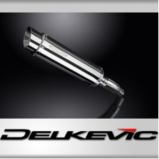 KAWASAKI VERSYS 300X 2017-2023 350mm ROUND STAINLESS BSAU SILENCER EXHAUST KIT