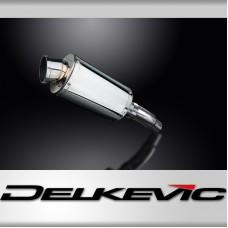 KAWASAKI VERSYS 300X 2017-2023 225mm OVAL STAINLESS SILENCER EXHAUST KIT