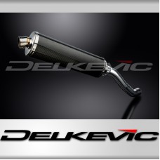 KAWASAKI Z750 2004-2006 450mm OVAL CARBON BSAU SILENCER EXHAUST KIT