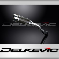 KAWASAKI Z750 2004-2006 200mm ROUND CARBON  SILENCER EXHAUST KIT