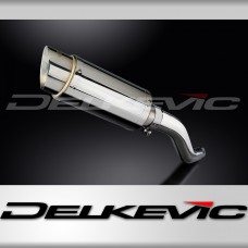 KAWASAKI Z750 2007-2012 200mm ROUND STAINLESS SILENCER EXHAUST KIT