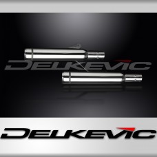 KAWASAKI VN1600 CLASSIC 03-08 410mm CUSTOM SILENCER EXHAUST KIT BULLNOSE  