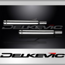 KAWASAKI VN1600 CLASSIC 03-08 550mm CUSTOM SILENCER EXHAUST KIT BULLNOSE        