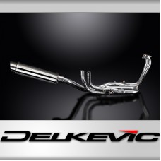 HONDA VFR1200X 12-19 DECAT FULL 4-1 EXHAUST 350mm STAINLESS ROUND BSAU SILENCER 