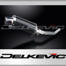 KAWASAKI ZX6R NINJA 636 2003-04 225mm OVAL CARBON SILENCER EXHAUST KIT