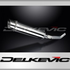 KAWASAKI ZX6R NINJA 636 2003-04 350mm ROUND STAINLESS BSAU SILENCER EXHAUST KIT