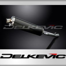 KAWASAKI ZX-6R NINJA 636 09-17 450mm OVAL CARBON BSAU SILENCER EXHAUST KIT