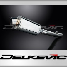 KAWASAKI ZX-6R NINJA 636 09-17 225mm OVAL STAINLESS SILENCER EXHAUST KIT