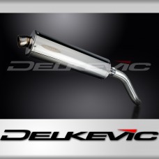 KAWASAKI Z800E 2013-2016 450mm OVAL STAINLESS BSAU SILENCER EXHAUST KIT