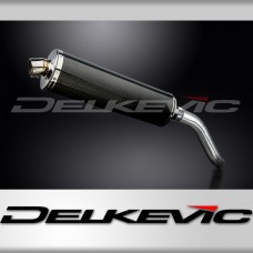 KAWASAKI Z800E 2013-2016 450mm OVAL CARBON BSAU SILENCER EXHAUST KIT