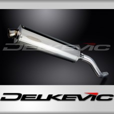 KAWASAKI Z800 2013-2016 450mm OVAL STAINLESS BSAU SILENCER EXHAUST KIT
