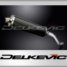 KAWASAKI Z800 2013-2016 450mm OVAL CARBON BSAU SILENCER EXHAUST KIT