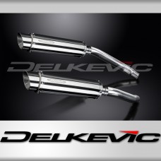 SUZUKI GSXR1100 K-L-M-N 1989-93 350mm ROUND STAINLESS BSAU SILENCER EXHAUST KIT