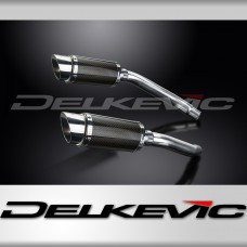 SUZUKI GSXR1100 K-L-M-N 1989-93 200mm ROUND CARBON  SILENCER EXHAUST KIT