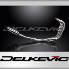 KAWASAKI ZR7S FULL EXHAUST SYSTEM 200mm STAINLESS ROUND SILENCER