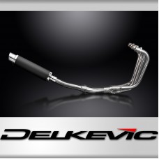 KAWASAKI ZR7S FULL EXHAUST SYSTEM 350mm CARBON ROUND BSAU SILENCER