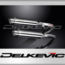 KAWASAKI ZR1100A ZEPHYR 92-95 350mm ROUND STAINLESS BSAU SILENCER EXHAUST KIT