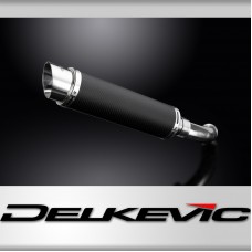 VITPILEN 401 / SVARTPILEN 401 2018 / DL10 350mm (14 inch) ROUND SILENCER CARBON FIBRE 