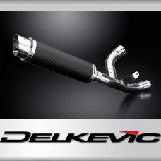SUPERSPORT 939 2017 / DE-CAT DL10 ROUND 350mm (14 inch) CARBON FIBRE SILENCER 