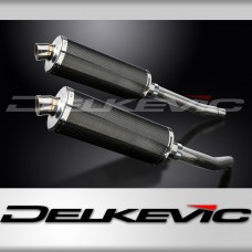 SUZUKI GSX1300R HAYABUSA 2008-2020 350mm CARBON BSAU SILENCER EXHAUST KIT