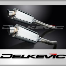 SUZUKI GSX1300R HAYABUSA 2008-2020 225mm OVAL STAINLESS SILENCER EXHAUST KIT