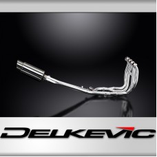 SUZUKI GSX1300R HAYABUSA 99-07 DECAT FULL 4-1 EXHAUST 200mm STAINLESS ROUND 