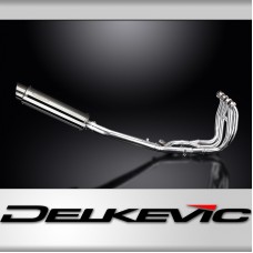 SUZUKI GSX1300R HAYABUSA 99-07 DECAT FULL 4-1 EXHAUST 350mm STAINLESS ROUND BSAU