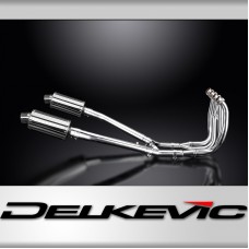 SUZUKI GSX1300R HAYABUSA 99-07 DECAT FULL 4-2 EXHAUST 225mm STAINLESS OVAL