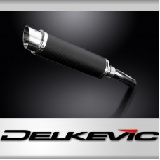 HONDA CBF1000F 2011-2016 350mm CARBON ROUND BSAU SILENCER EXHAUST KIT 