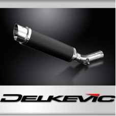 Suzuki GSX-S1000 F 2015-2021 350mm Round Carbon Exhaust Silencer Can Kit